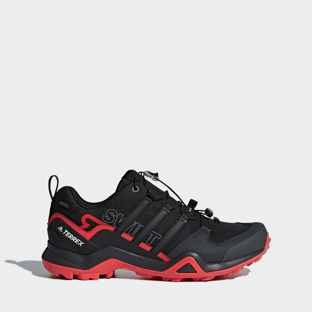 Adidas Terrex Swift R2 Gtx - ορειβατικα παπουτσια ανδρικα - Μαυρα/Μαυρα/Κοκκινα,Μέγεθος: EU 36 – 54